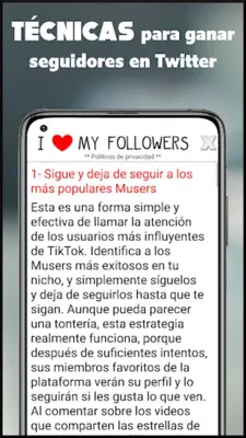 Trucos ganar seguidores y fans android App screenshot 0